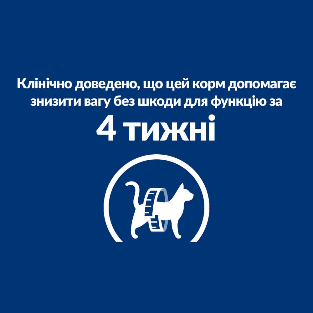 Сухий лікувальний корм з куркою для котів при зайвій вазі Hill's Prescription Diet r/d Weight Loss