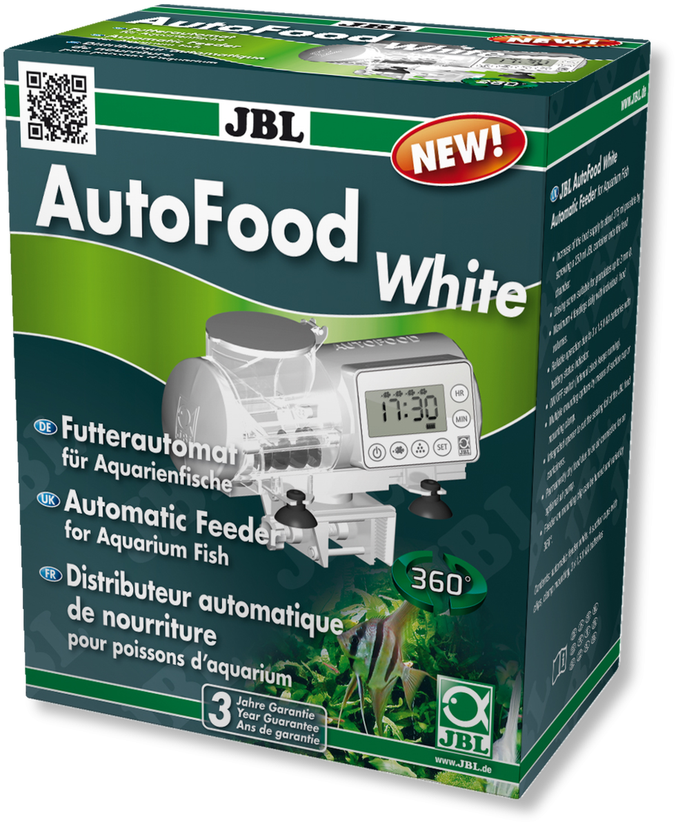 Автоматическая кормушка для аквариумных рыб, белая JBL AutoFood WHITE