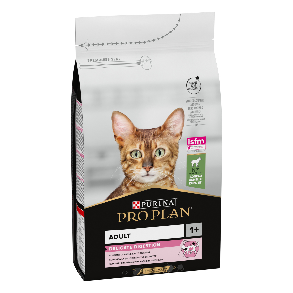 Сухий корм з ягням для вибагливих котів з чутливим травленням Purina Pro Plan Delicate Digestion Adult 1+ Lamb