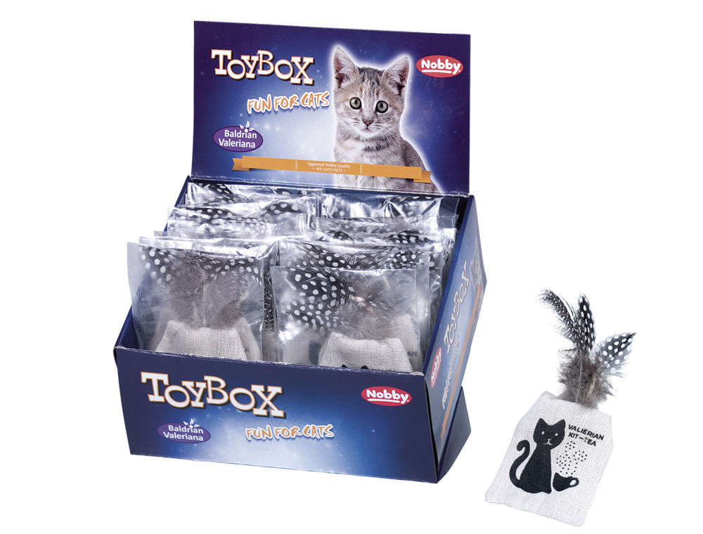 Іграшка для котів ToyBox Мішечок з валеріаном Catnip Soft Nobby Іграшка для котів ToyBox Мішечок з валеріаном Catnip Soft Nobby