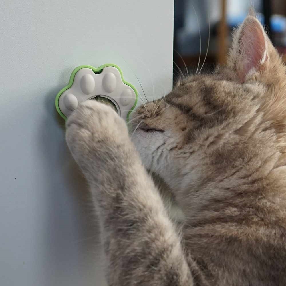 Іграшка-лізун для котів Лапка з котячою м'ятою Paw Catnip Ball Licking Nobby