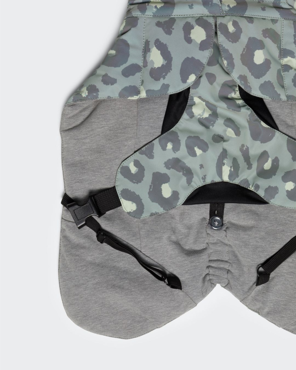 Зимова світловідбиваюча куртка для собак на відновлюючій FIR-підкладці PAIKKA Visibility Winter Jacket Green Leo