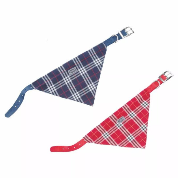 Нейлоновый ошейник-бандана для собак Шотландия Bandana Scotland Collar Nobby