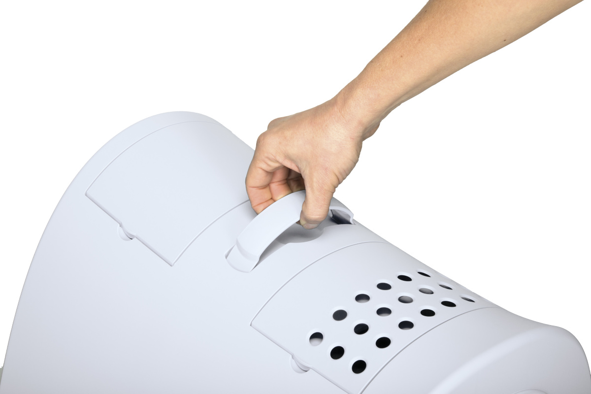 Закритий туалет-будиночок з вугільним фільтром у комплекті для котів Imac Zuma