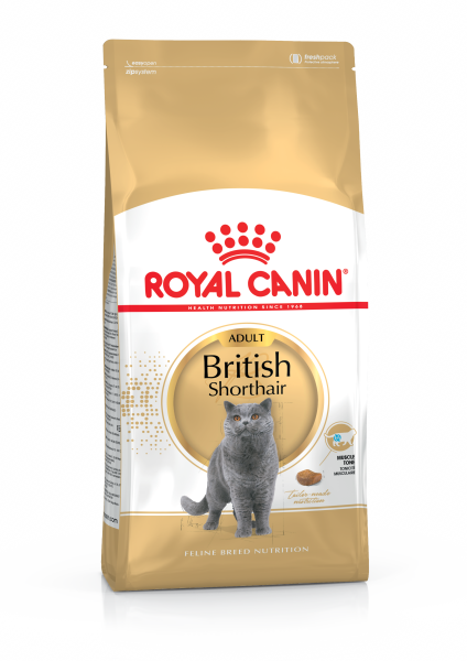 Сухой корм для котов и кошек породы Британская Короткошерстная Royal Canin British Shorthair Adult