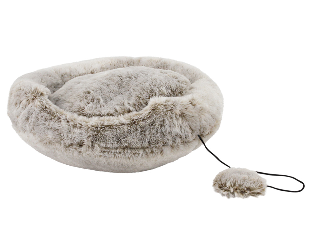 Меховой лежак-трансформер для собак и котов Sellam Nobby