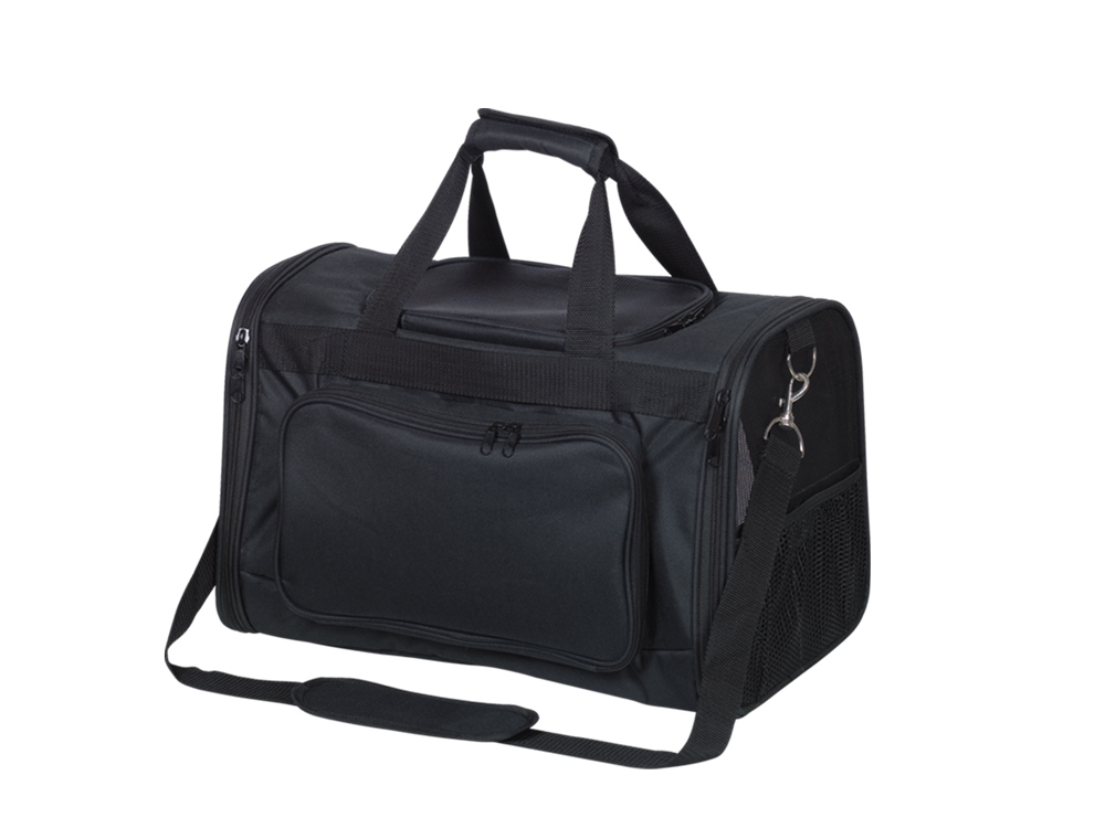 Дорожня сумка-переноска з силіконовими мисками для собак та котів вагою до 7-8 кг Nador Nobby Дорожня сумка-переноска з силіконовими мисками для собак та котів вагою до 7-8 кг Nador Nobby