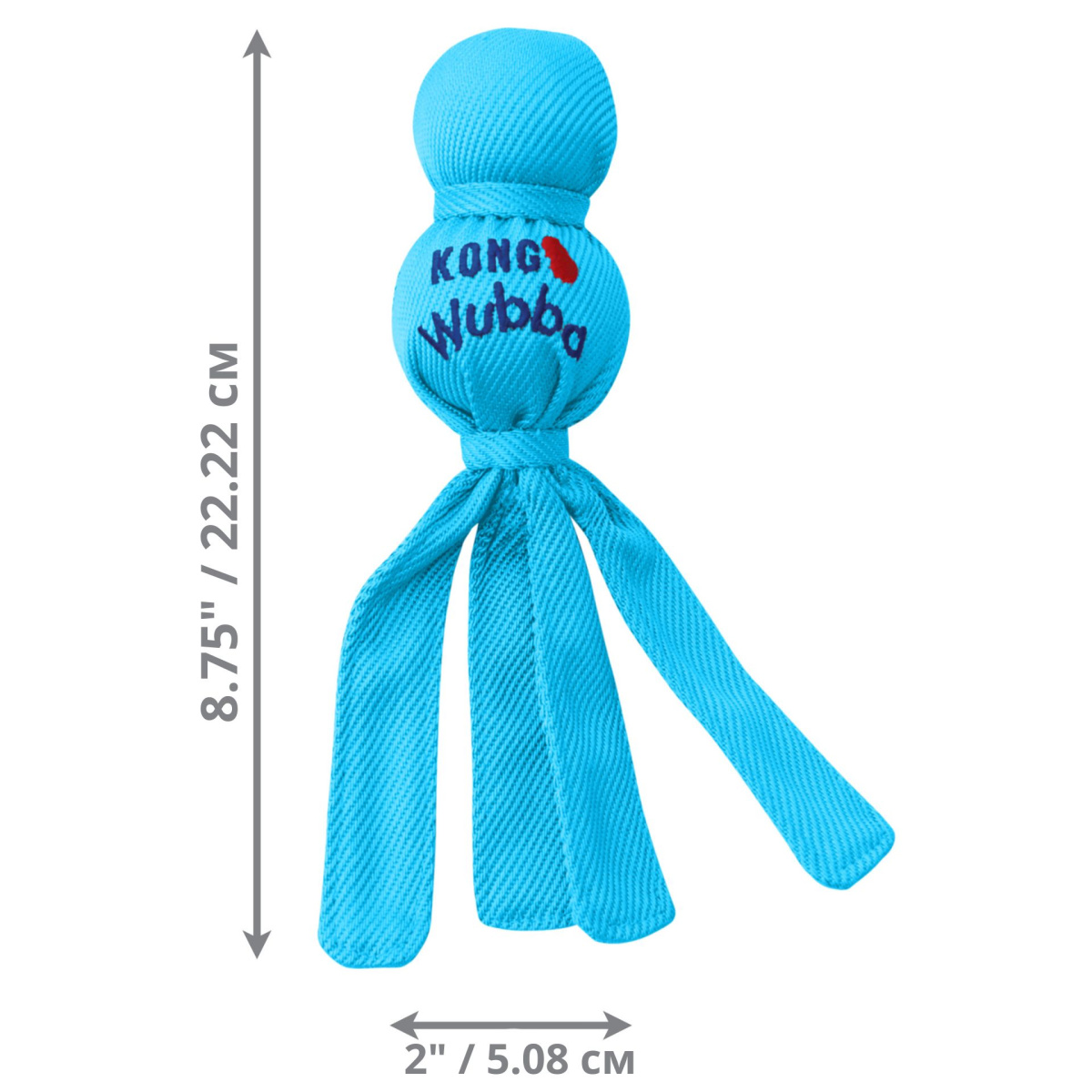 KONG Wubba Puppy Интерактивная игрушка для щенков Вубба с пищалкой