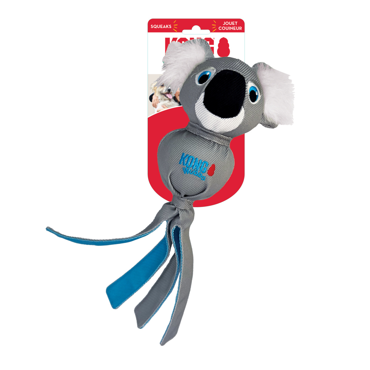 Іграшка для собак Вубба Коала з пищалкою KONG Wubba Zoo Koala