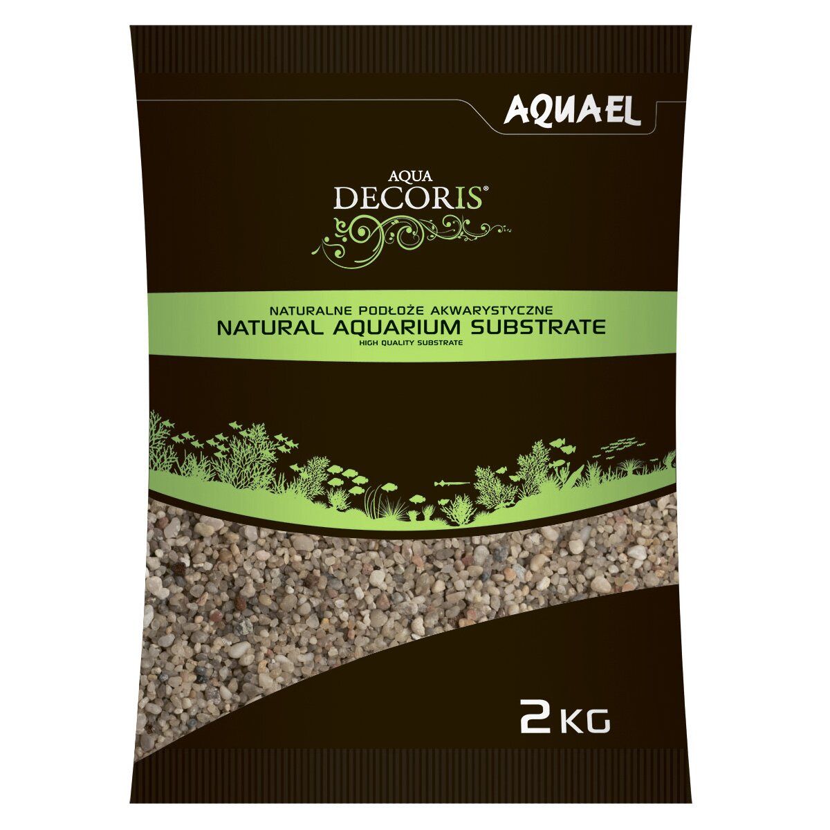 Грунт кварцевый 1,5-2,5 мм для аквариума Aquael Aqua Decoris