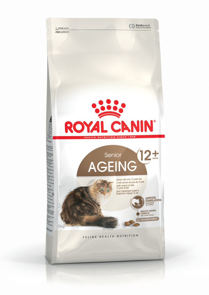 Сухой корм для стареющих кошек в возрасте от 12 лет Royal Canin Senior Ageing 12+