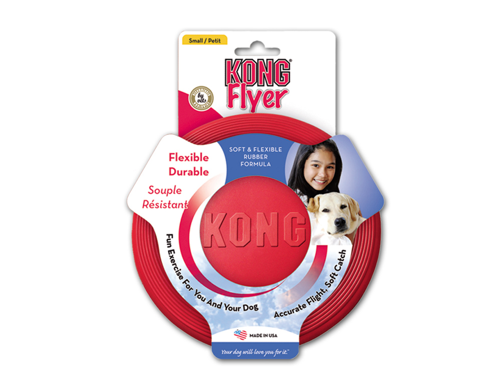 Игрушка для собак Конг Летающий диск Фрисби KONG Flyer