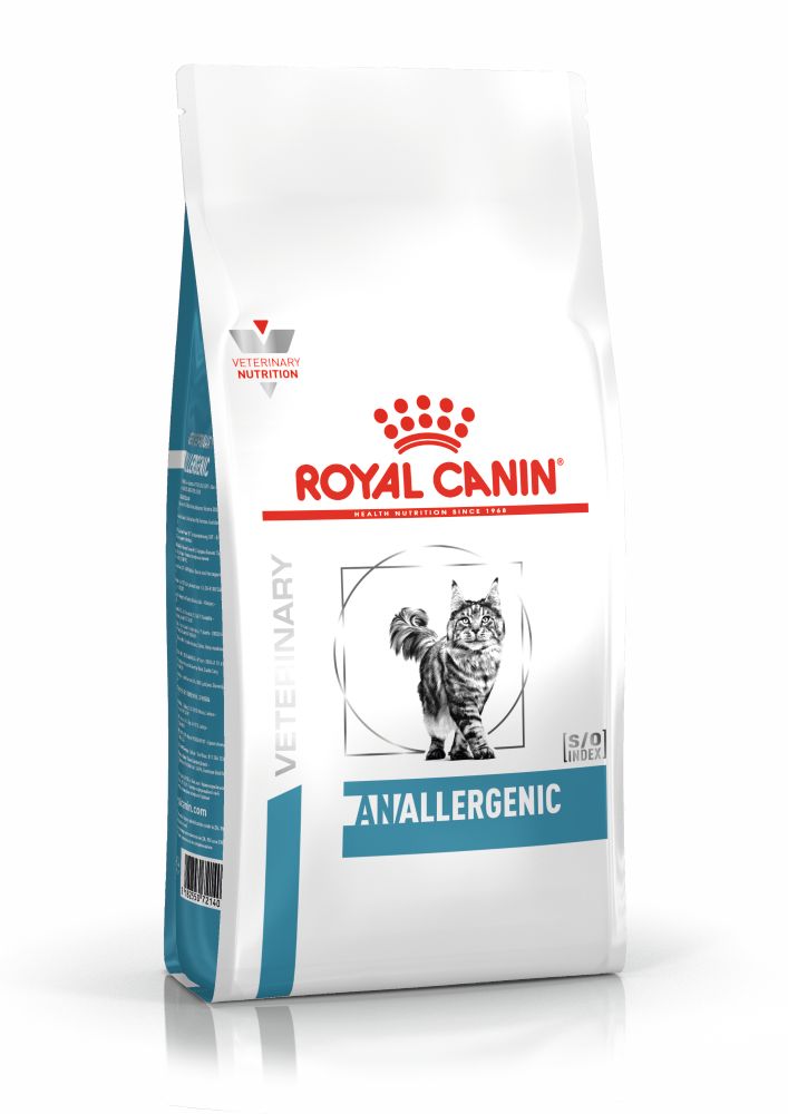 Сухий лікувальний корм для дорослих кішок при харчовій алергії Royal Canin Veterinary Anallergenic s/o index 