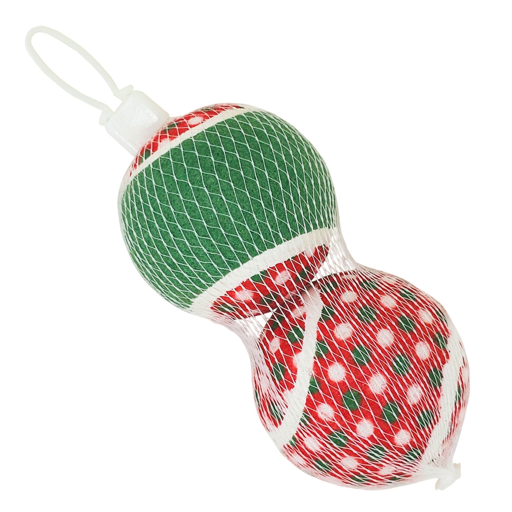 Новорічні іграшки для собак Різдвяні Тенісні М'ячики Tennis Ball Xmas Nobby