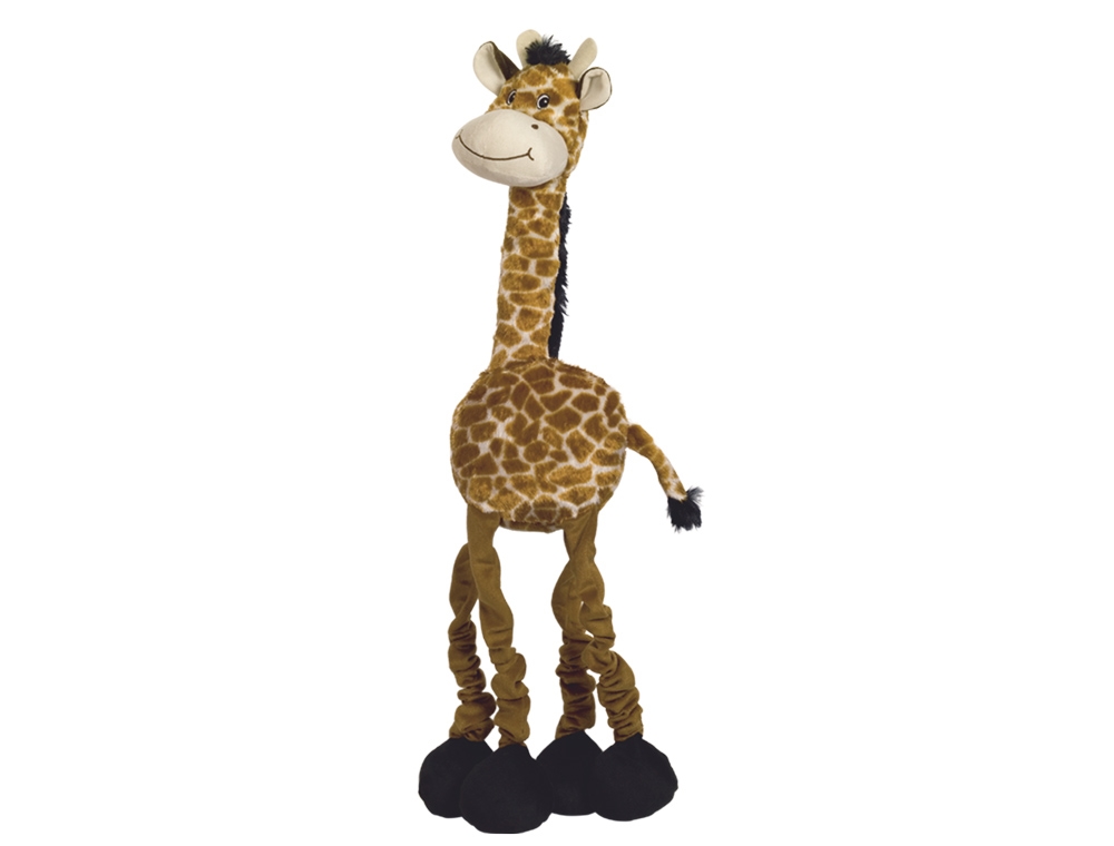 Мягкая игрушка для больших собак Плюшевый Трескучий Жирафик Plush Nobby