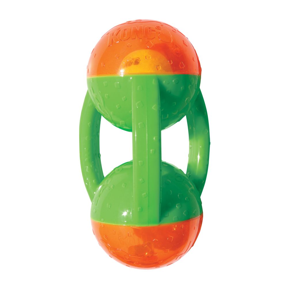 Игрушка для собак Гантель 2 in 1 для дрессировки KONG Jumbler Tri Assorted Игрушка для собак Гантель 2 in 1 для дрессировки KONG Jumbler Tri Assorted