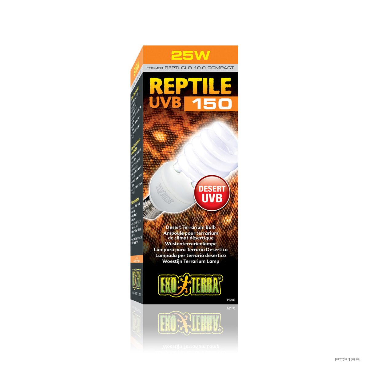 Ультрафіолетова лампа для пустельних рептилій Exo Terra Reptile UVB 150 Desert 26 W Ультрафіолетова лампа для пустельних рептилій Exo Terra Reptile UVB 150 Desert 26 W