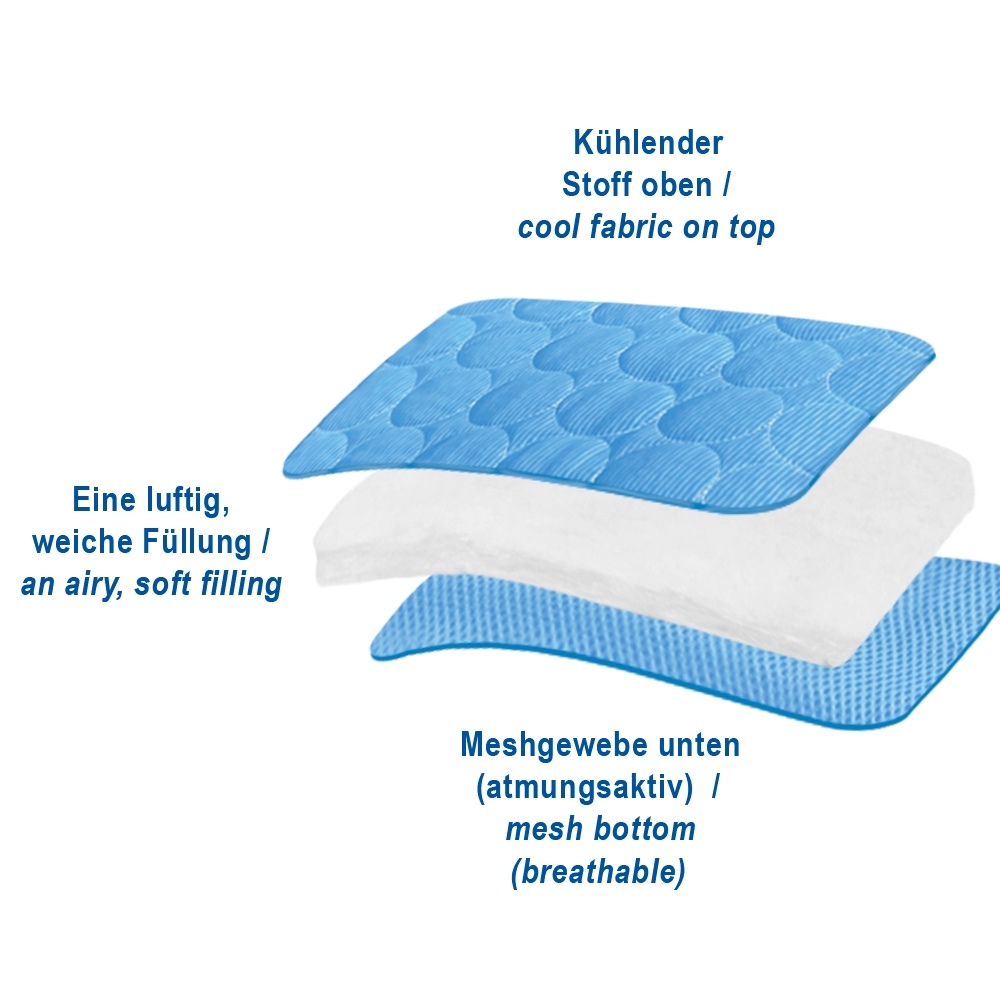 Сетчастый самохлаждающий коврик для собак и котов Light Cooling Mat Nobby