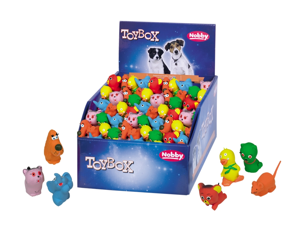 Игрушка для миниатюрных собак ToyBox Маленькие Зверушки Latex Nobby Игрушка для миниатюрных собак ToyBox Маленькие Зверушки Latex Nobby