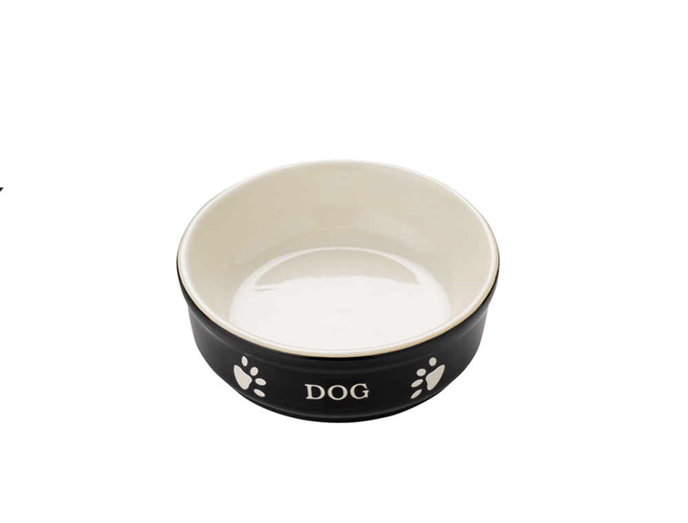 Керамическая миска для собак Лапки Dog Nobby