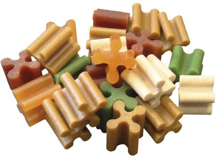 Лакомства для чистки зубов щенков и маленьких собак Стоматологические кубики Микс Nobby StarSnack Mini Dental Mix