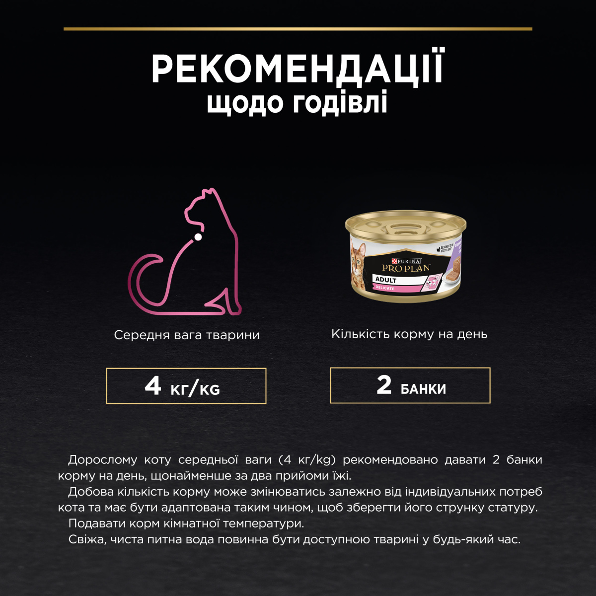 Консерва для дорослих котів з чутливим травленням Паштет з індичкою Purina Pro Plan Adult Delicate Turkey