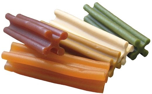 Лакомства для чистки зубов собак Палочки с Курицей и Говядиной Nobby StarSnack Dental Mix