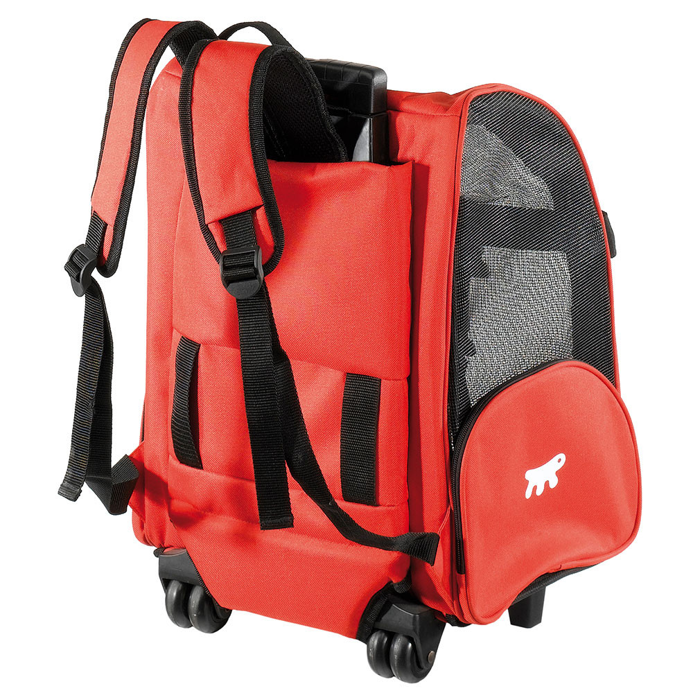 Дорожный рюкзак-тележка Трансформер для мелких собак и котов весом до 8 кг Trolley 2 in 1 Ferplast