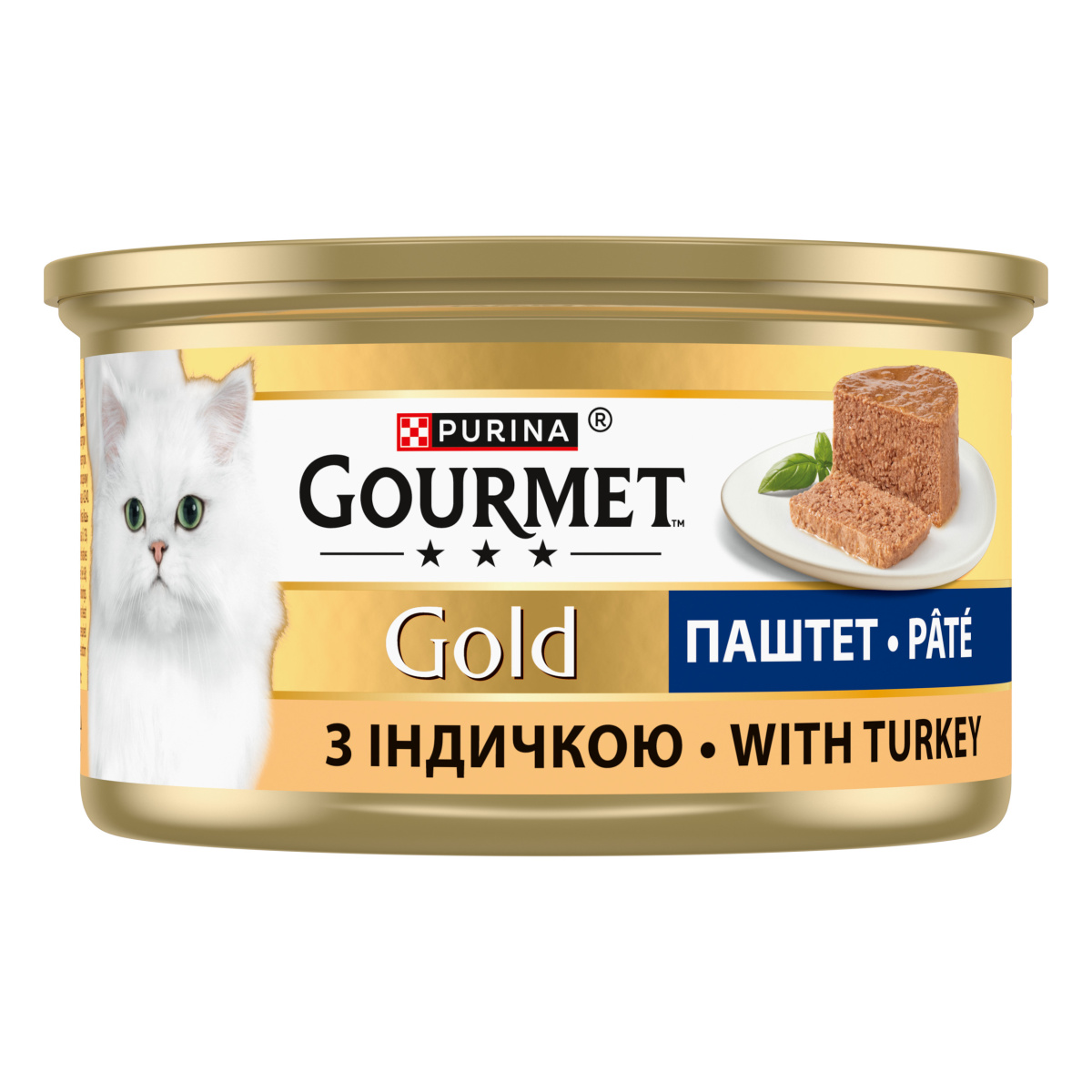 Консерва для котів Паштет з Індичкою Purina Gourmet Gold Pate Turkey