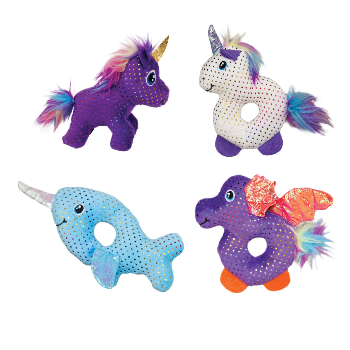 Игрушка для котов Волшебные животные с кошачьей мятой KONG Cat Enchanted Characters