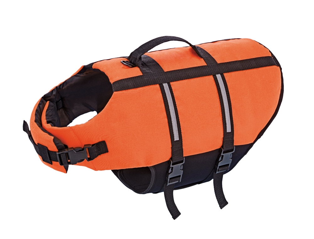 Спасательный жилет со светоотражающими полосками и ручкой для собак Elen Swimming Vest Nobby Спасательный жилет со светоотражающими полосками и ручкой для собак Elen Swimming Vest Nobby