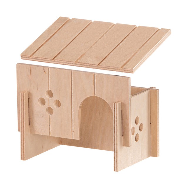 Дерев'яний будиночок для хом'яків сертифікований FSC Ferplast SIN 4642