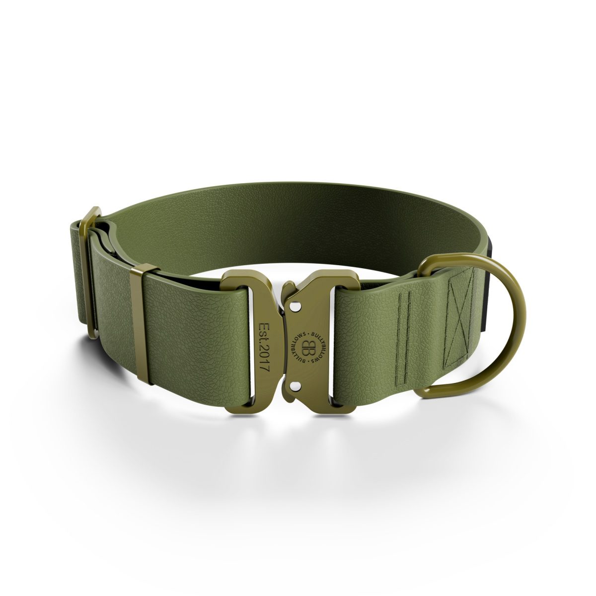 Водонепроникний широкий нашийник з ривковим замком для собак BullyBillows Billowthane Combat Collar 5 cm