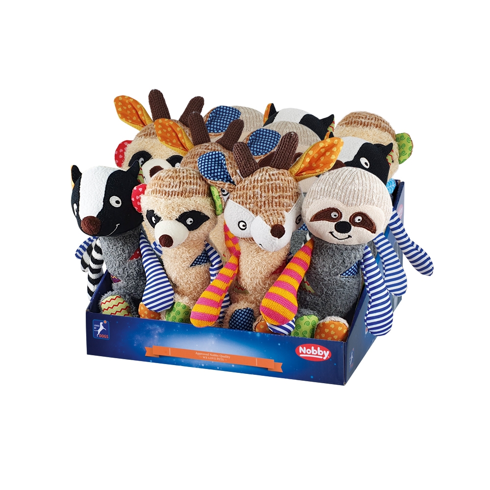 М'яка іграшка з пищалкою для собак ToyBox Дикі Тварини Plush Nobby М'яка іграшка з пищалкою для собак ToyBox Дикі Тварини Plush Nobby