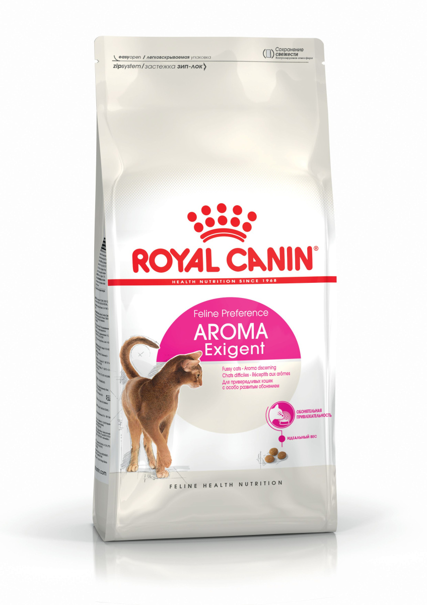 Сухой корм для кошек привередливых к аромату корма Royal Canin Exigent Aroma Feline Preference