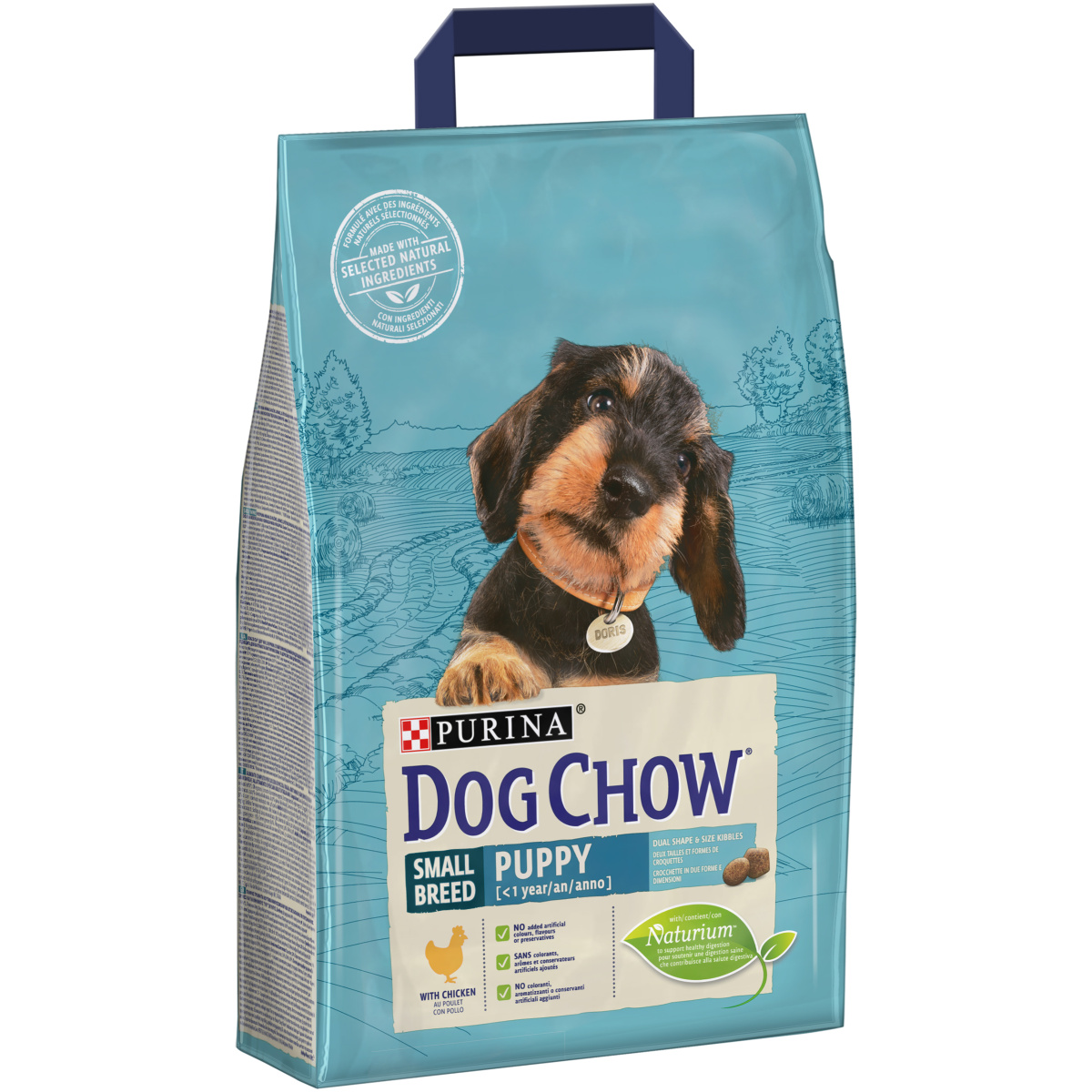 Сухой корм для щенков мелких пород со вкусом курицы Purina Dog Chow Puppy Small Breed Chicken