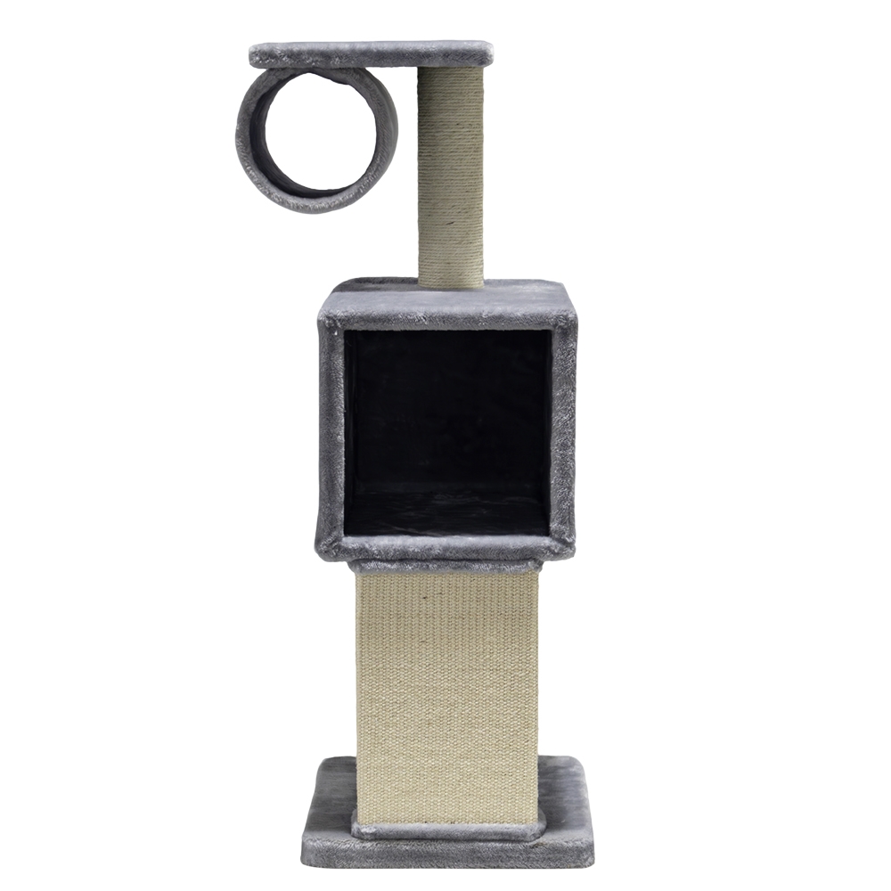 Когтеточка для кошек с домиком, дряпалкой и туннелем Fina Nobby