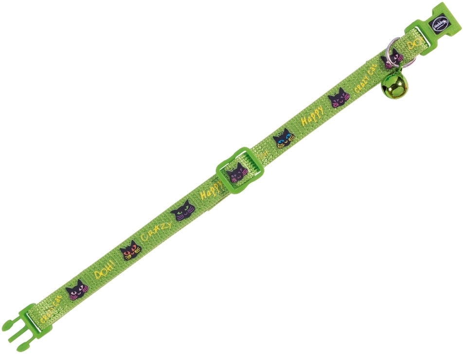 Нейлоновий нашийник для кішок із дзвіночком Чорна Киця Happy Cat Collar Nobby Нейлоновий нашийник для кішок із дзвіночком Чорна Киця Happy Cat Collar Nobby