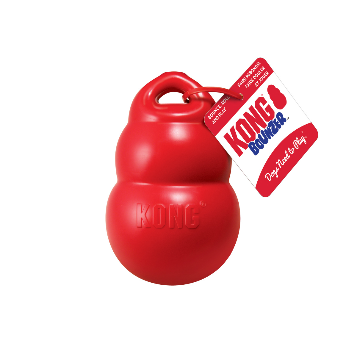 KONG Bounzer Розвиваюча іграшка для собак Гіря