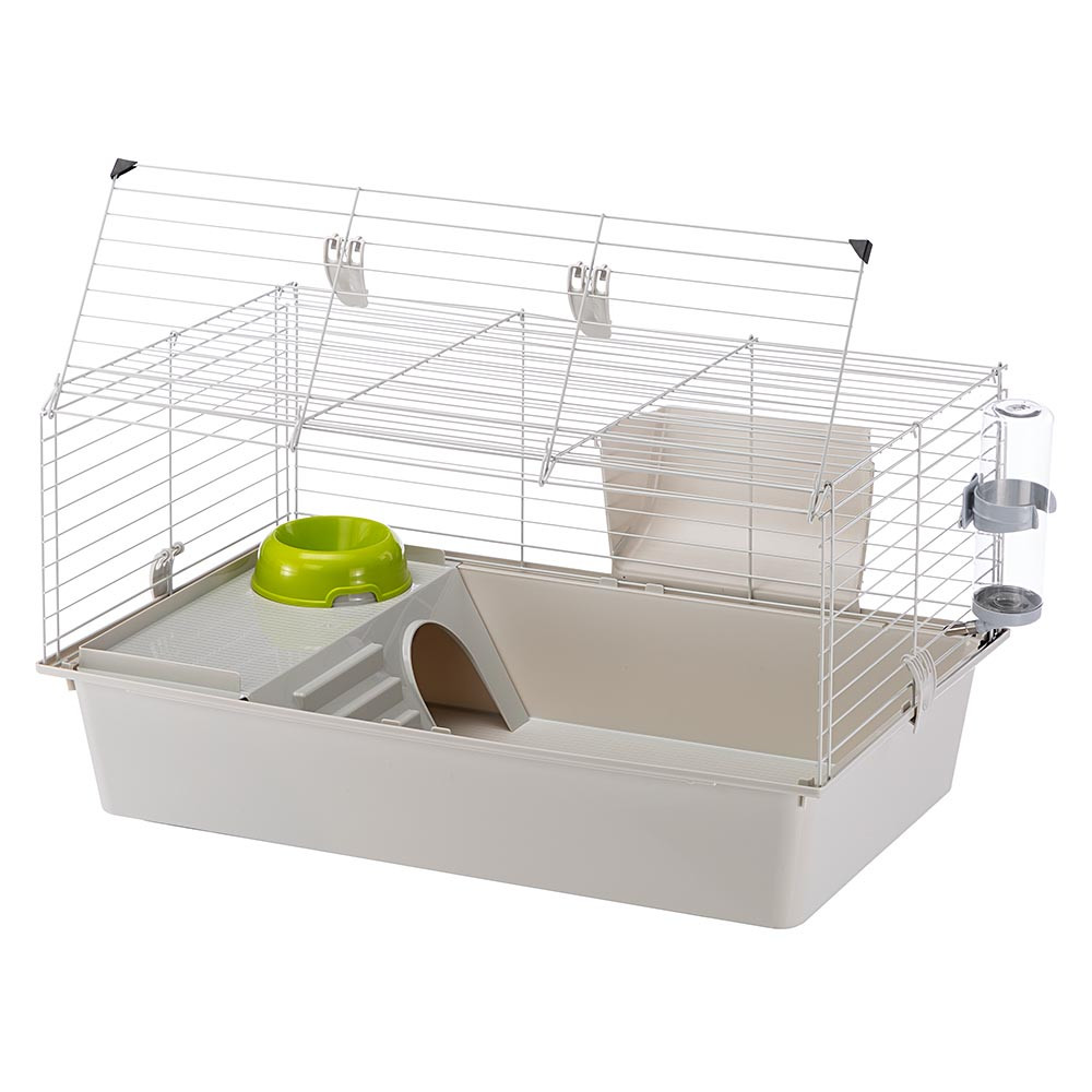 Клетка для морских свинок з поилкой, кормушкой и домиком Cavie 80 Ferplast