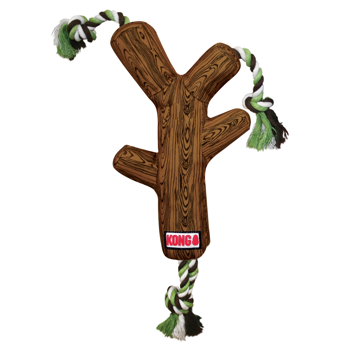 Игрушка для собак Ветка Жевательная с канатами для ухода за зубами KONG FetchStix