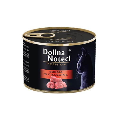 Безглютенова консерва для котів з Телятиною Dolina Noteci Premium Cat Adult Veal