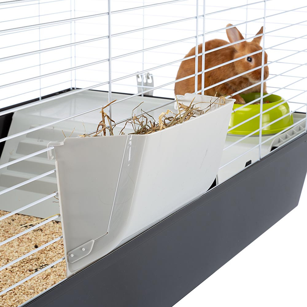 Клетка для декоративных кроликов с диспенсером, домиком и миской Casita 120 Ferplast