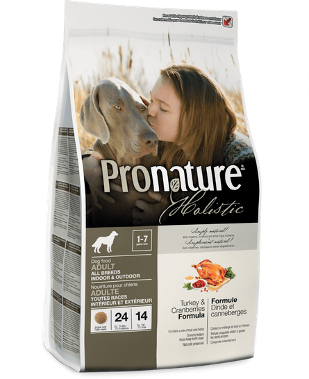 Сухий корм з індичкою та журавлиною для дорослих собак усіх порід Pronature Holistic Dog Adult Indoor & Outdoor Сухий корм з індичкою та журавлиною для дорослих собак усіх порід Pronature Holistic Dog Adult Indoor & Outdoor