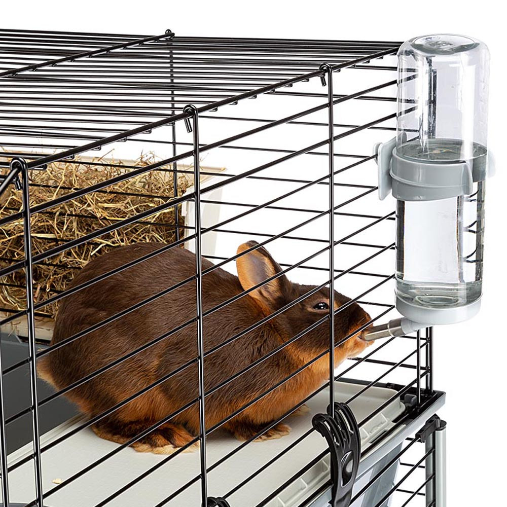 Дворівневий вольєр для двох кроликів з напувалками та годівницями Rabbit 100 Double Ferplast Дворівневий вольєр для двох кроликів з напувалками та годівницями Rabbit 100 Double Ferplast