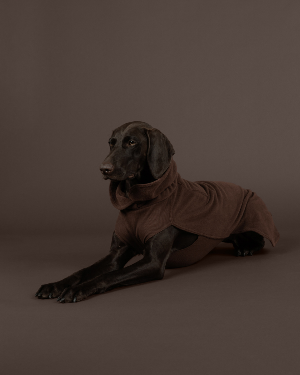 Інноваційна теплоізоляційна сорочка для собак PAIKKA Seawool Shirt Choco