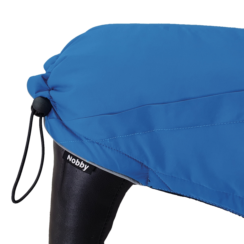 Вітрозахисне непромокальне регульоване пальто на флісі із світловідбиваючими смугами для собак Makis Nobby