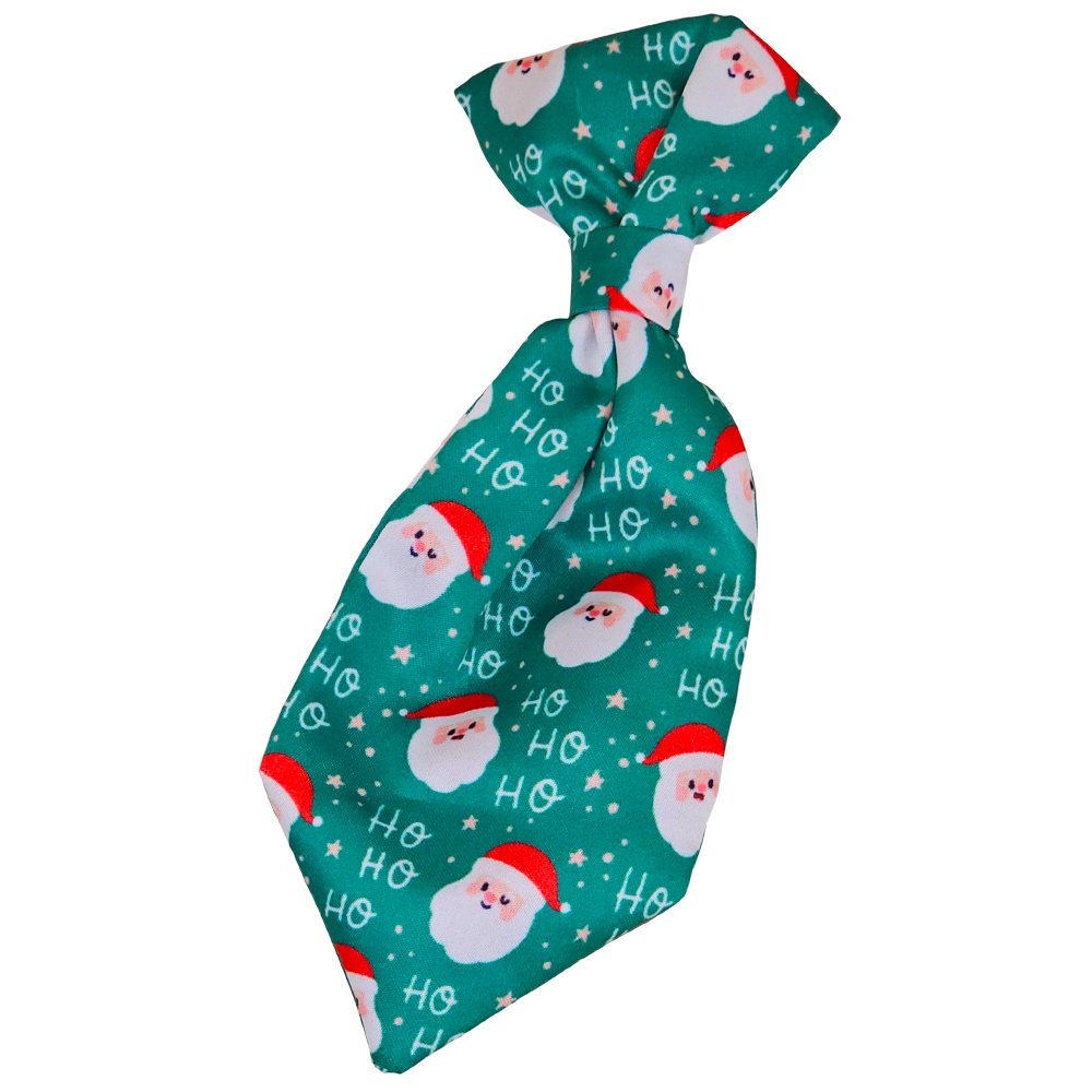 Новорічний світлодіодний галстук для собак Санта Santa Christmas Dog Tie Nobby