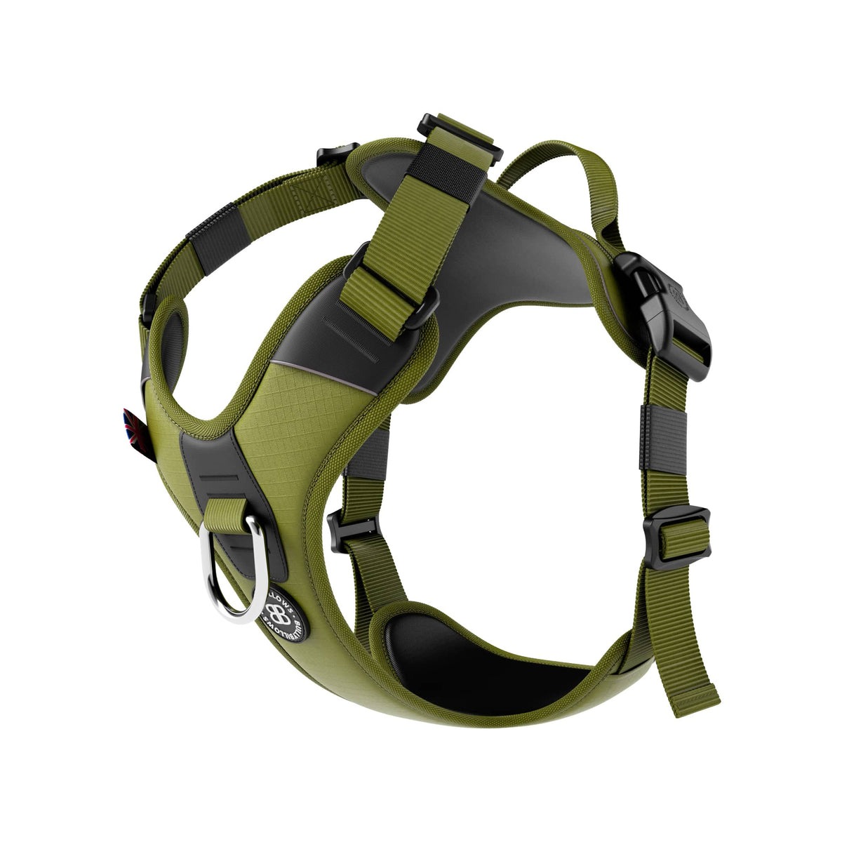 Водонепроникна анатомічна шлея для собак що тягнуть повідець BullyBillows Hurricane Harness No Pull Водонепроникна анатомічна шлея для собак що тягнуть повідець BullyBillows Hurricane Harness No Pull