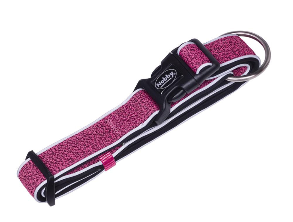 Светоотражающий ошейник для собак с мехозащитной подкладкой Cayo Collar Nobby